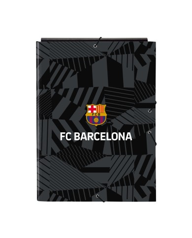 Raccoglitore ad anelli F.C. Barcelona Black Nero A4 26 x 33.5 x 2.5 cm