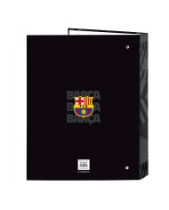 Raccoglitore ad anelli F.C. Barcelona Black Nero A4 26.5 x 33 x 4 cm