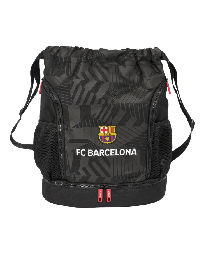 Zainetto con Cordini F.C. Barcelona Black Nero 35 x 40 x 1 cm Zainetto con Cordini F.C. Barcelona Black Nero 35 x 40 x 1 cm