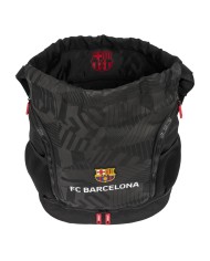 Zainetto con Cordini F.C. Barcelona Black Nero 35 x 40 x 1 cm Zainetto con Cordini F.C. Barcelona Black Nero 35 x 40 x 1 cm