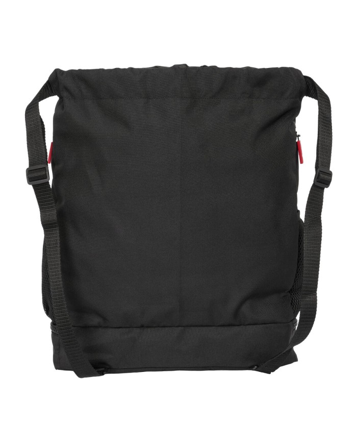 Zainetto con Cordini F.C. Barcelona Black Nero 35 x 40 x 1 cm Zainetto con Cordini F.C. Barcelona Black Nero 35 x 40 x 1 cm