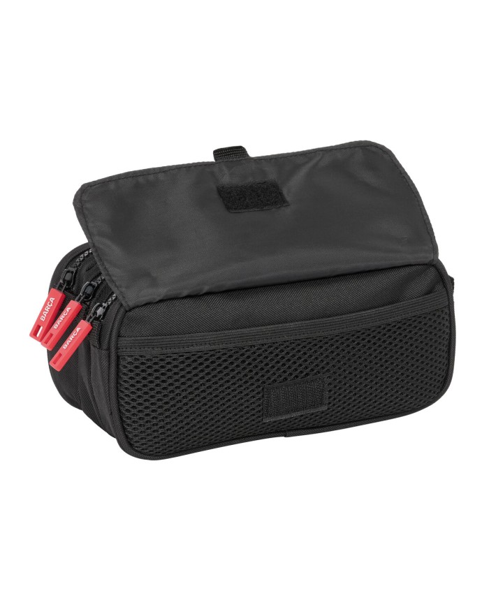 Portaoggetti Triplo F.C. Barcelona Black Nero 21,5 x 10 x 8 cm Portaoggetti Triplo F.C. Barcelona Black Nero 21,5 x 10 x 8 cm