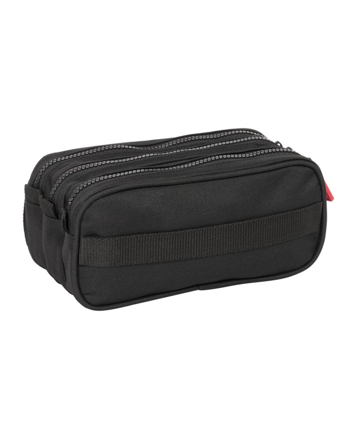 Portaoggetti Triplo F.C. Barcelona Black Nero 21,5 x 10 x 8 cm Portaoggetti Triplo F.C. Barcelona Black Nero 21,5 x 10 x 8 cm