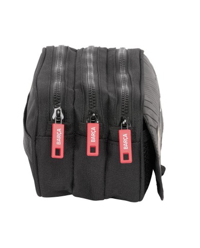 Portaoggetti Triplo F.C. Barcelona Black Nero 21,5 x 10 x 8 cm