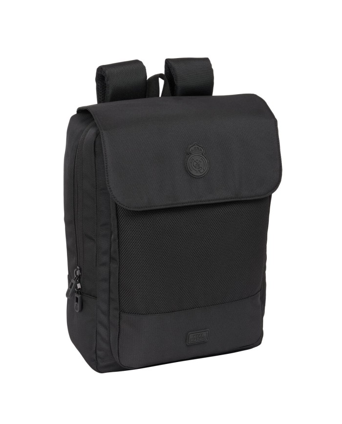 Zaino per Portatile Real Madrid C.F. Premium Nero 29 x 39 x 12 cm Zaino per Portatile Real Madrid C.F. Premium Nero 29 x 39 x 12 cm