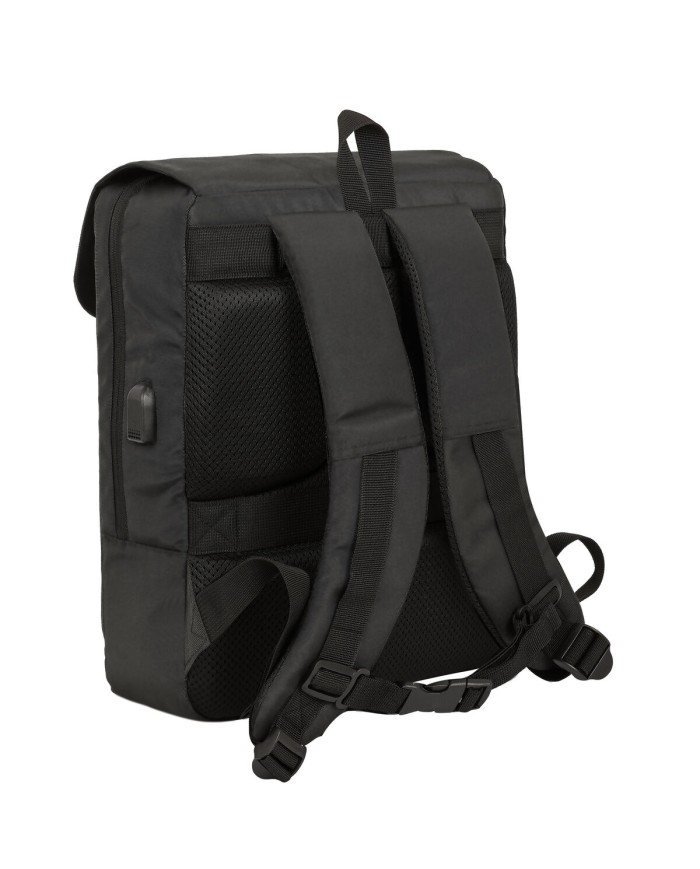 Zaino per Portatile Real Madrid C.F. Premium Nero 29 x 39 x 12 cm Zaino per Portatile Real Madrid C.F. Premium Nero 29 x 39 x 12 cm