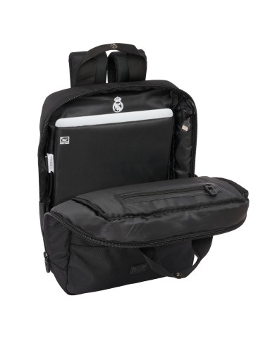 Zaino per Portatile Real Madrid C.F. Premium Nero 29 x 39 x 11 cm 13,3" Zaino per Portatile Real Madrid C.F. Premium Nero 29 x 39 x 11 cm 13,3"