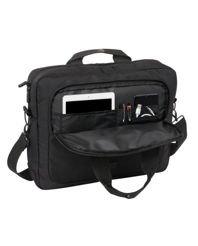 Valigetta per Portatile Real Madrid C.F. Premium Nero 40 x 33 x 9 cm Valigetta per Portatile Real Madrid C.F. Premium Nero 40 x 33 x 9 cm