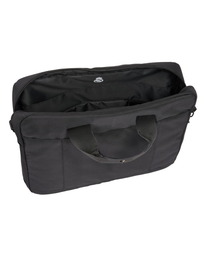 Valigetta per Portatile Real Madrid C.F. Premium Nero 40 x 33 x 9 cm Valigetta per Portatile Real Madrid C.F. Premium Nero 40 x 33 x 9 cm