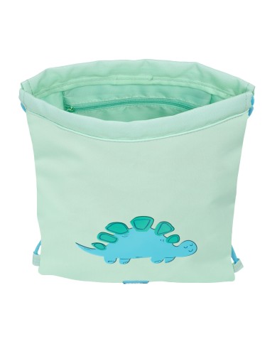 Zainetto con Cordini Safta Dino Verde 26 x 34 x 1 cm