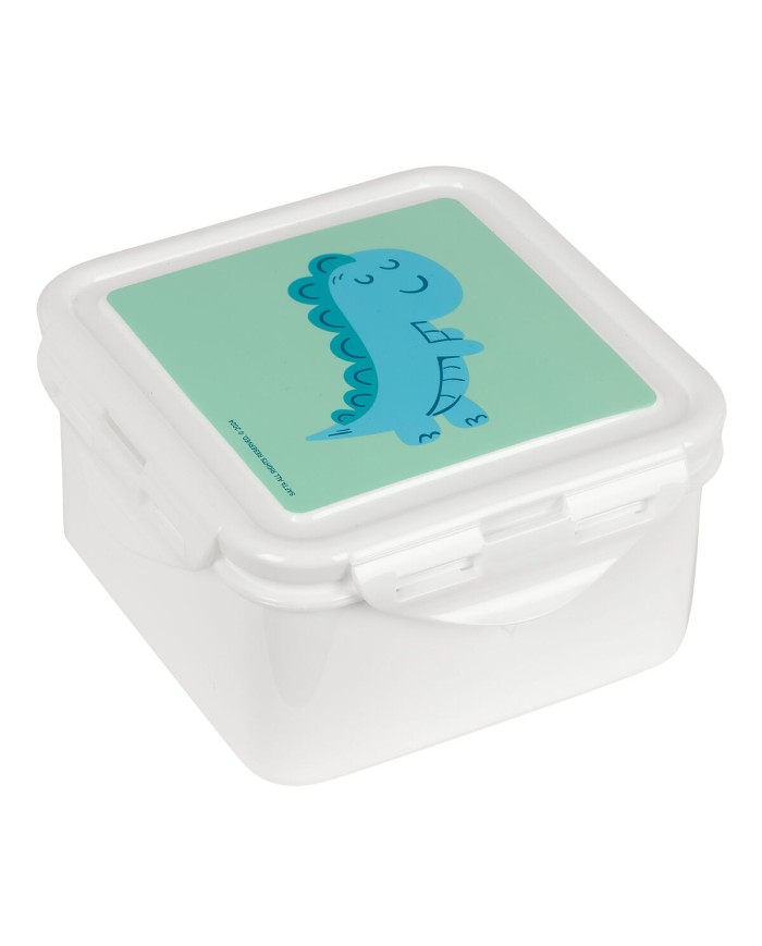 Porta pranzo Safta Dino Verde 13 x 7.5 x 13 cm
