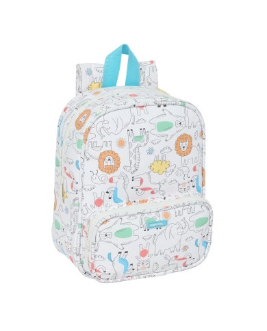 Zaino Scuola Safta Zoo Beige 22 x 27 x 10 cm Zaino Scuola Safta Zoo Beige 22 x 27 x 10 cm