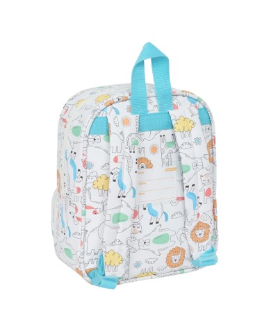 Zaino Scuola Safta Zoo Beige 22 x 27 x 10 cm Zaino Scuola Safta Zoo Beige 22 x 27 x 10 cm