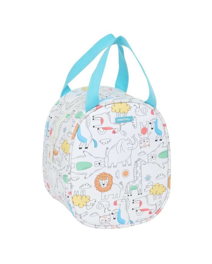 Portamerenda Termico Safta Zoo Beige 19 x 22 x 14 cm Portamerenda Termico Safta Zoo Beige 19 x 22 x 14 cm