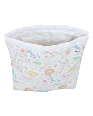Zainetto con Cordini Safta Zoo Beige 26 x 34 x 1 cm