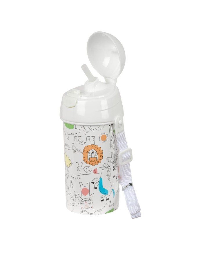 Bottiglia d'acqua Safta Zoo Beige PVC 500 ml