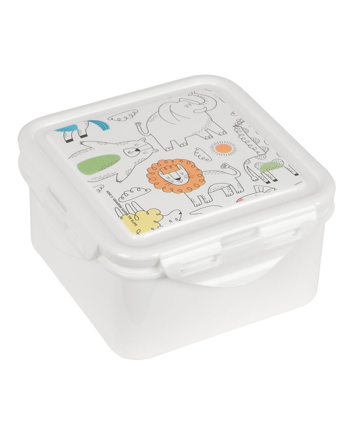 Porta pranzo Safta Zoo Beige 13 x 7.5 x 13 cm
