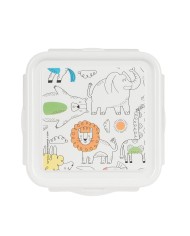 Porta pranzo Safta Zoo Beige 13 x 7.5 x 13 cm