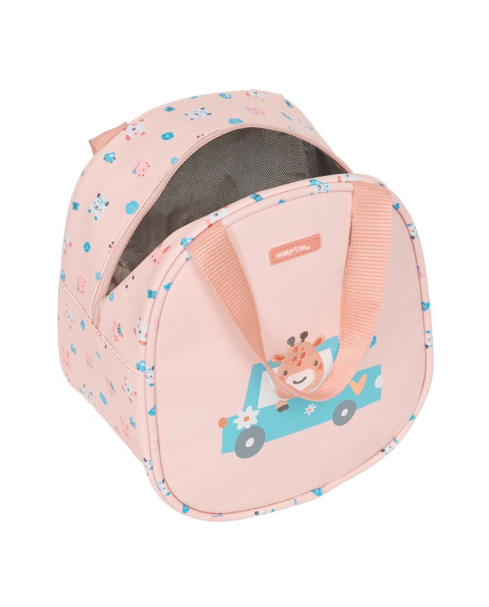 Portamerenda Termico Safta Jirafa Corallo 19 x 22 x 14 cm Portamerenda Termico Safta Jirafa Corallo 19 x 22 x 14 cm