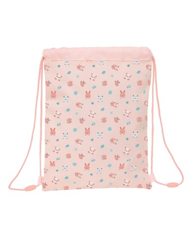 Zainetto con Cordini Safta Jirafa Corallo 26 x 34 x 1 cm