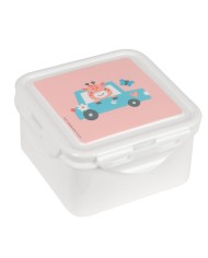 Porta pranzo Safta Jirafa Corallo 13 x 7.5 x 13 cm