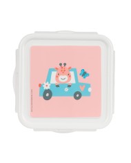 Porta pranzo Safta Jirafa Corallo 13 x 7.5 x 13 cm