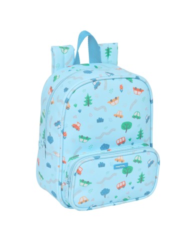 Zaino per Bambini Safta Coches Azzurro 22 x 27 x 10 cm Zaino per Bambini Safta Coches Azzurro 22 x 27 x 10 cm