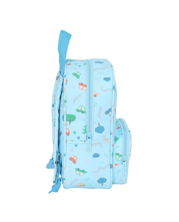 Zaino per Bambini Safta Coches Azzurro 22 x 27 x 10 cm Zaino per Bambini Safta Coches Azzurro 22 x 27 x 10 cm