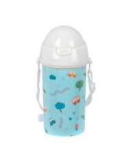 Bottiglia d'acqua Safta Coches Azzurro PVC 500 ml