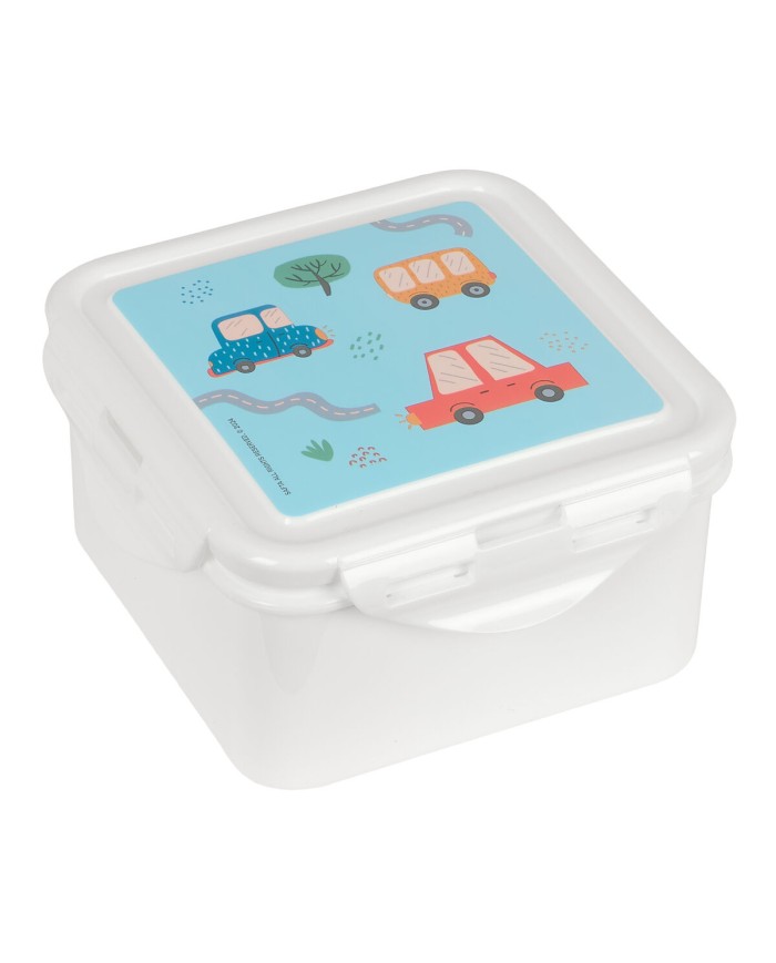 Porta pranzo Safta Coches Azzurro 13 x 7.5 x 13 cm