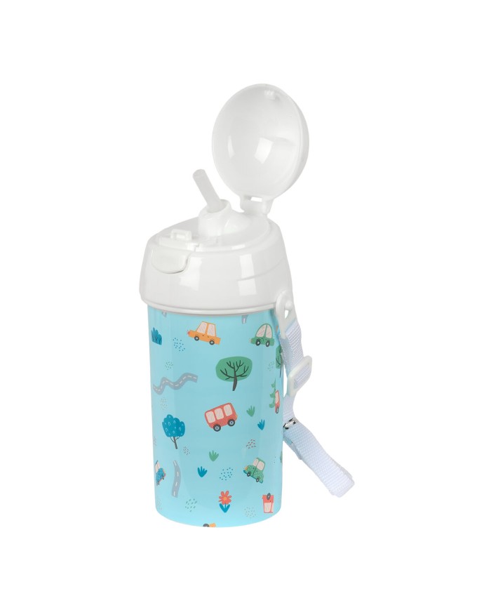 Bottiglia d'acqua Safta Coches Azzurro PVC 500 ml