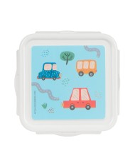 Porta pranzo Safta Coches Azzurro 13 x 7.5 x 13 cm