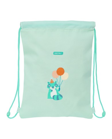 Zainetto con Cordini Safta Fiesta Verde 26 x 34 x 1 cm