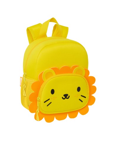 Zaino per Bambini Safta Leon Giallo 20 x 25 x 9 cm Zaino per Bambini Safta Leon Giallo 20 x 25 x 9 cm