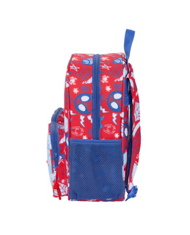Zaino Scuola Spider-Man Rescue Azzurro Rosso 22 x 27 x 10 cm Zaino Scuola Spider-Man Rescue Azzurro Rosso 22 x 27 x 10 cm
