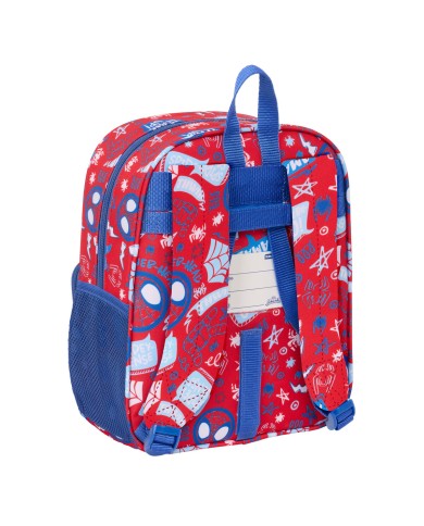 Zaino Scuola Spider-Man Rescue Azzurro Rosso 22 x 27 x 10 cm Zaino Scuola Spider-Man Rescue Azzurro Rosso 22 x 27 x 10 cm