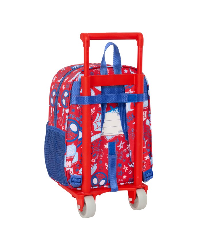 Trolley per la Scuola Spider-Man Rescue Azzurro Rosso 22 x 27 x 10 cm Trolley per la Scuola Spider-Man Rescue Azzurro Rosso 22 x 27 x 10 cm
