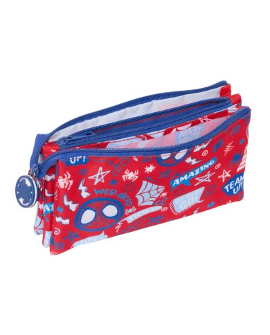 Necessaire Spider-Man Rescue Azzurro Rosso 22 x 12 x 3 cm
