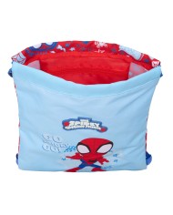 Zainetto con Cordini Spider-Man Rescue Azzurro Rosso 26 x 34 x 1 cm