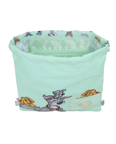 Zainetto con Cordini Azzurro 26 x 34 x 1 cm