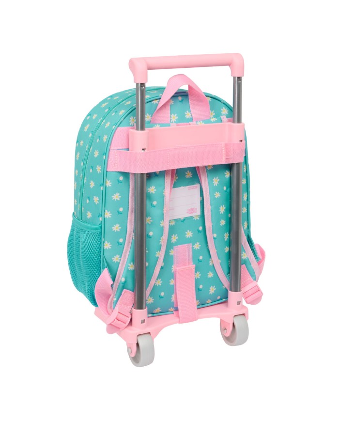 Trolley per la Scuola Peppa Pig Pretty flowers Giallo Menta 26 x 11 x 67 cm 26 x 34 x 11 cm Trolley per la Scuola Peppa Pig Pretty flowers Giallo Menta 26 x 11 x 67 cm 26 x 34 x 11 cm