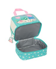 Portamerenda Peppa Pig Pretty flowers Giallo Menta 20 x 20 x 15 cm Portamerenda Peppa Pig Pretty flowers Giallo Menta 20 x 20 x 15 cm