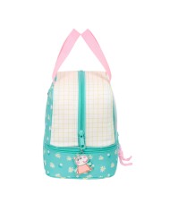 Portamerenda Peppa Pig Pretty flowers Giallo Menta 20 x 20 x 15 cm Portamerenda Peppa Pig Pretty flowers Giallo Menta 20 x 20 x 15 cm