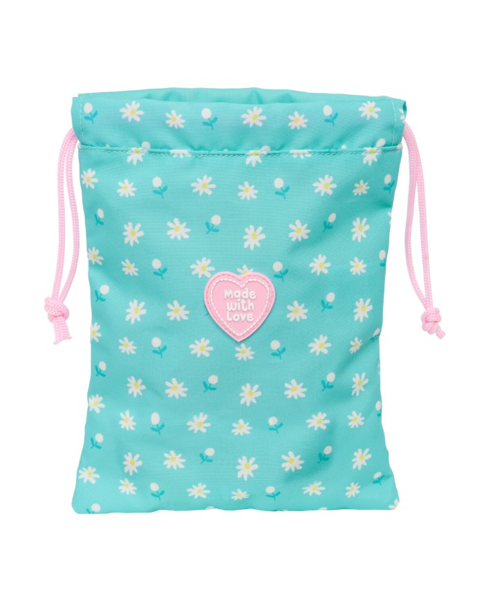 Portamerenda Peppa Pig Pretty flowers Giallo Menta Portamerenda Peppa Pig Pretty flowers Giallo Menta