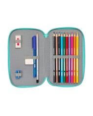 Astuccio per la Scuola con Accessori Peppa Pig Pretty flowers Giallo Menta 12.5 x 19.5 x 4 cm 29 Pezzi Astuccio per la Scuola con Accessori Peppa Pig Pretty flowers Giallo Menta 12.5 x 19.5 x 4 cm 29 Pezzi