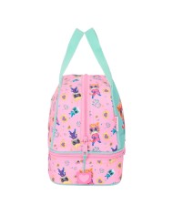 Portamerenda SuperKitties Rosa Turchese 20 x 20 x 15 cm Portamerenda SuperKitties Rosa Turchese 20 x 20 x 15 cm