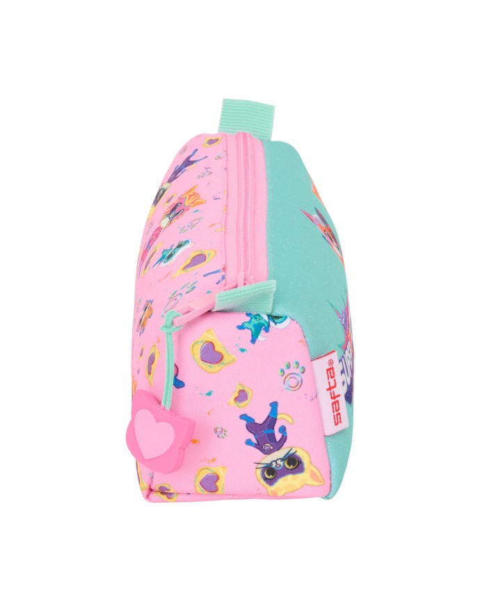 Necessaire SuperKitties Rosa Turchese 21 x 8 x 7 cm Necessaire SuperKitties Rosa Turchese 21 x 8 x 7 cm