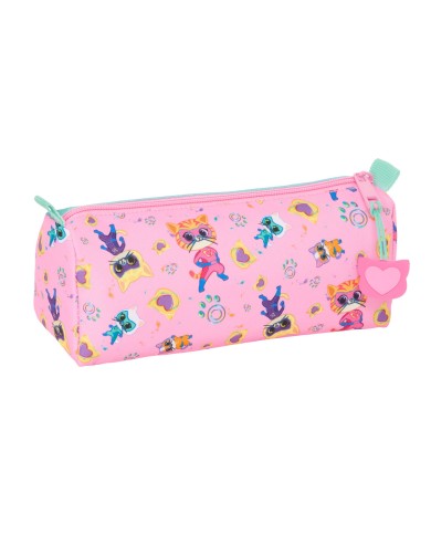Necessaire SuperKitties Rosa Turchese 21 x 8 x 7 cm Necessaire SuperKitties Rosa Turchese 21 x 8 x 7 cm
