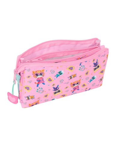Necessaire SuperKitties Rosa Turchese 22 x 12 x 3 cm