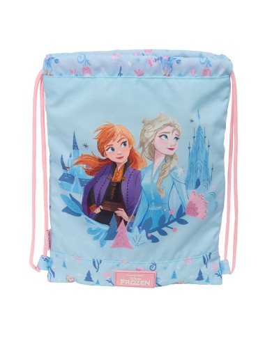 Zainetto con Cordini Frozen Ice magic Azzurro 26 x 34 x 1 cm